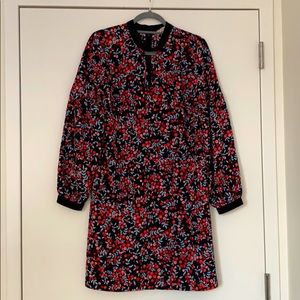 LOFT high neck patterned dress